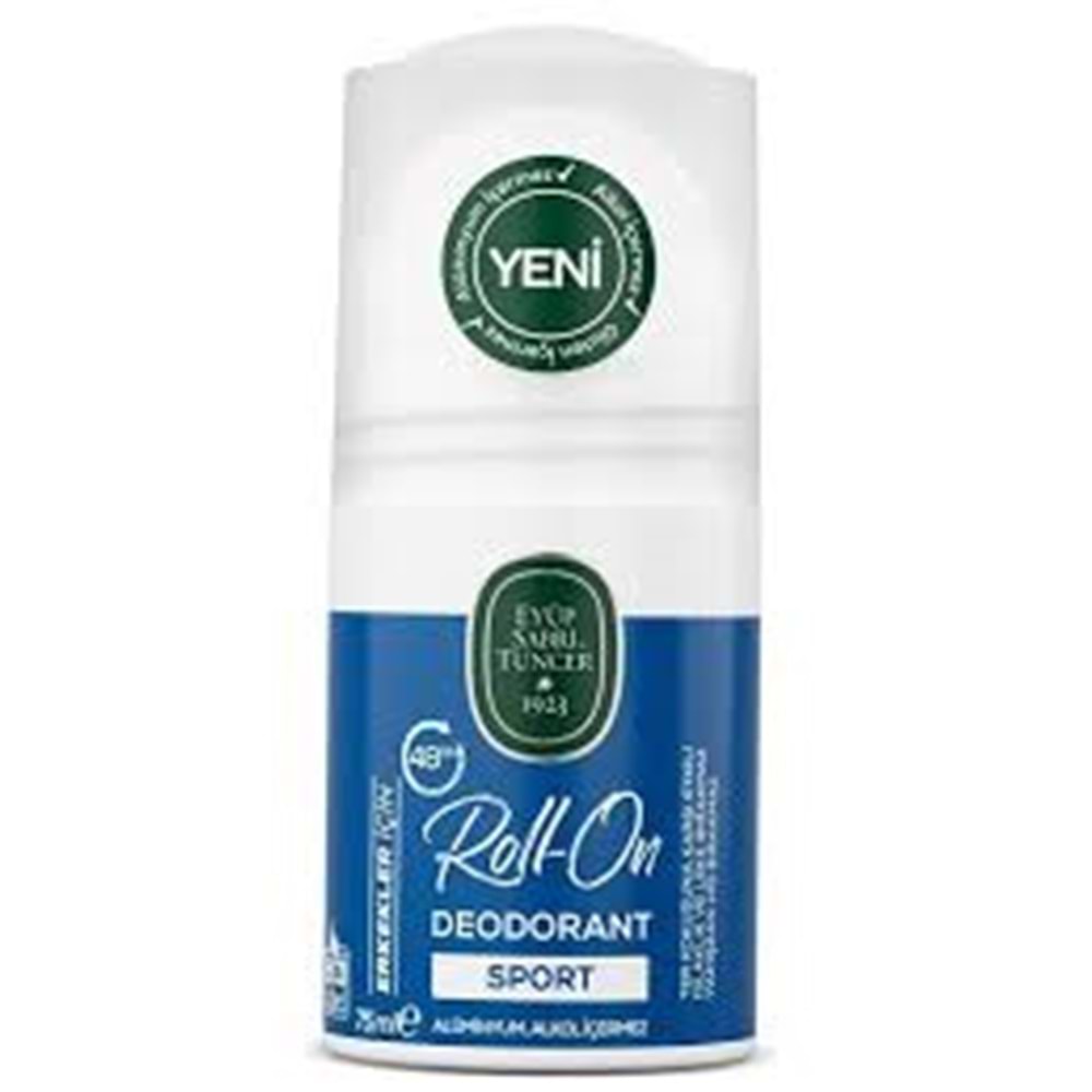 EYÜP SABRİ TUNC. ROLL ON DEODORANT 75 ML SPORT(ERKEK)
