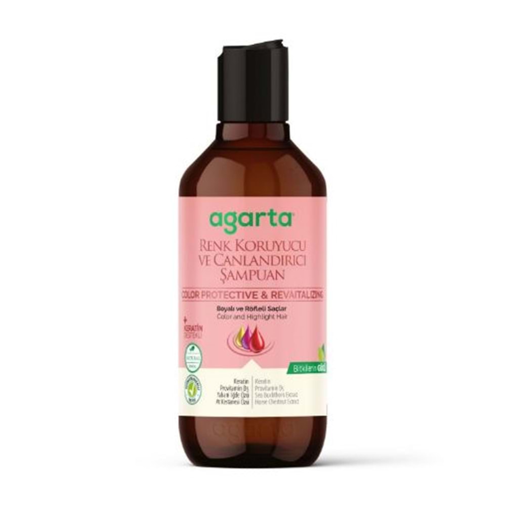 AGARTA DOĞAL ŞAMPUAN RENK KORUY.VE CANL. 400 ML