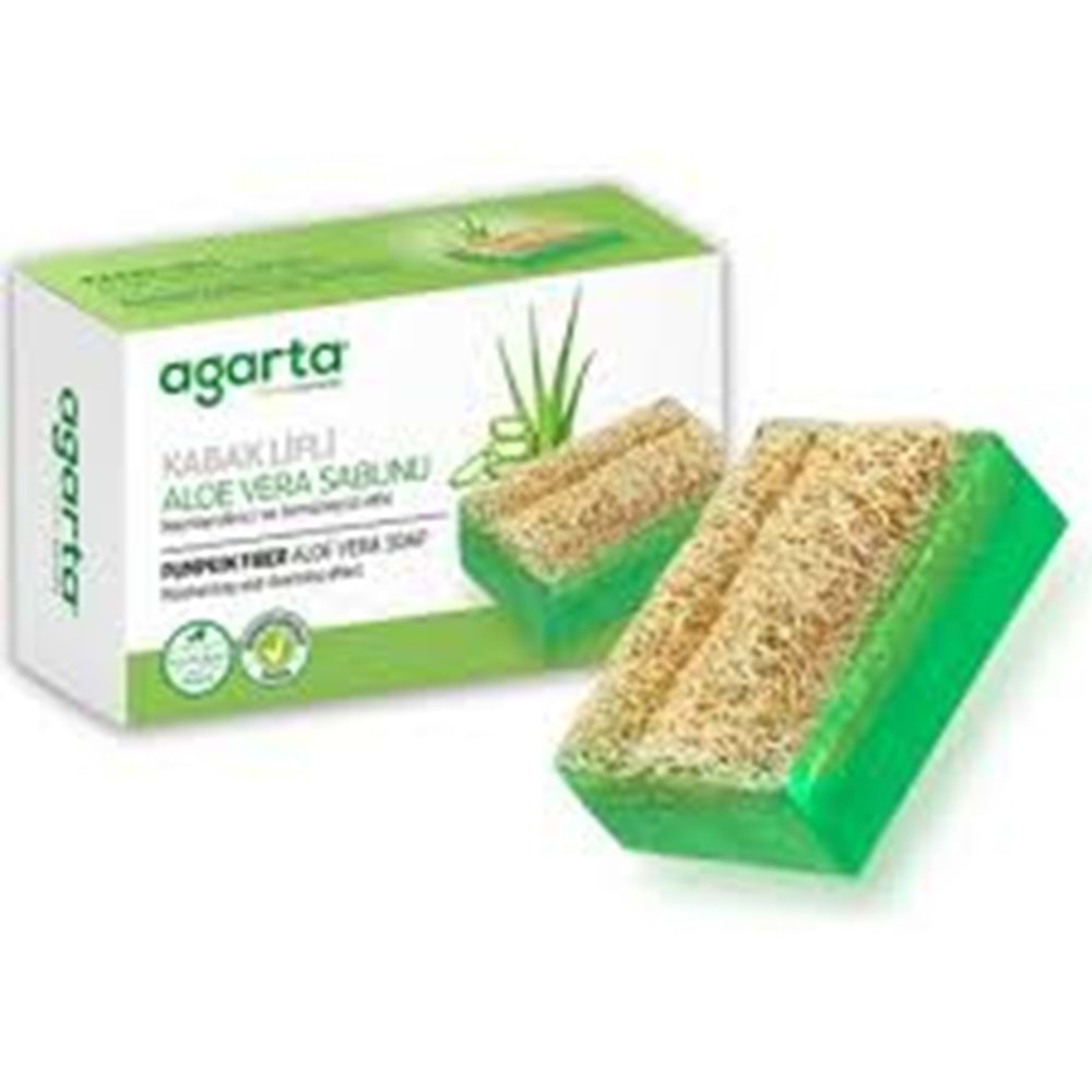 AGARTA KABAK LİFLİ ALOE VERA SABUNU 125 G