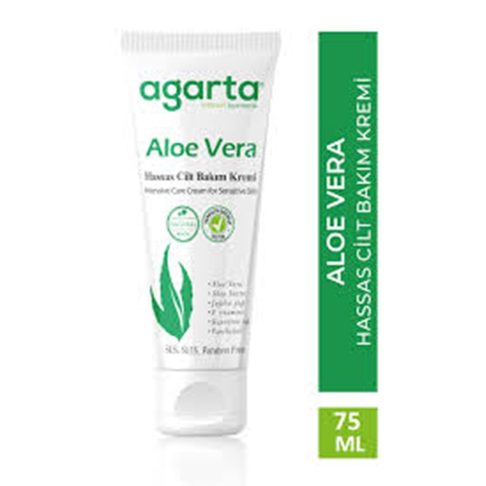 AGARTA DOĞAL ALOEVERA KREMİ 75 ML