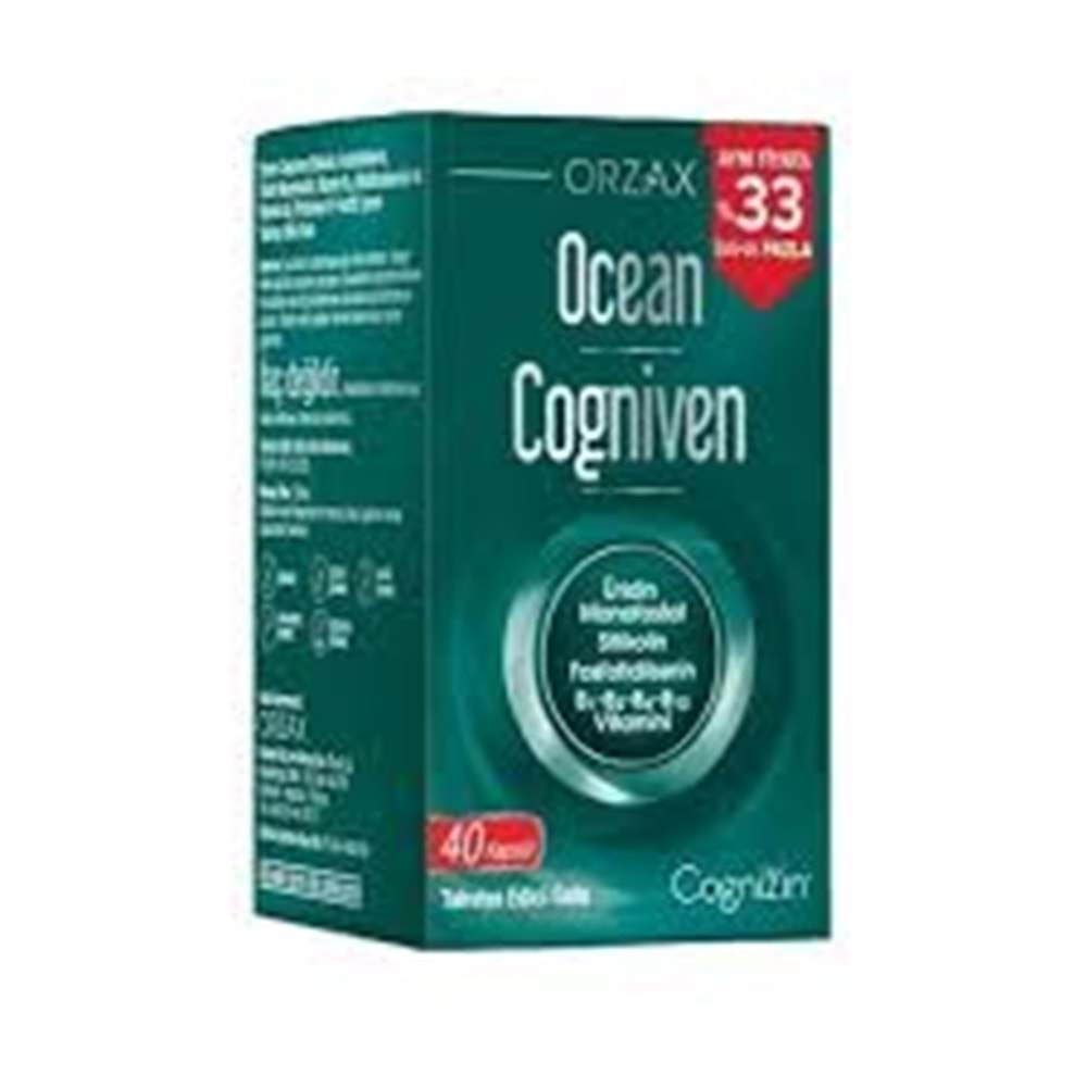 OCEAN COGNİVEN 40 KAPSÜL (ÜRİDİN,MONOFOSFAD,SİTİKOLİN,)