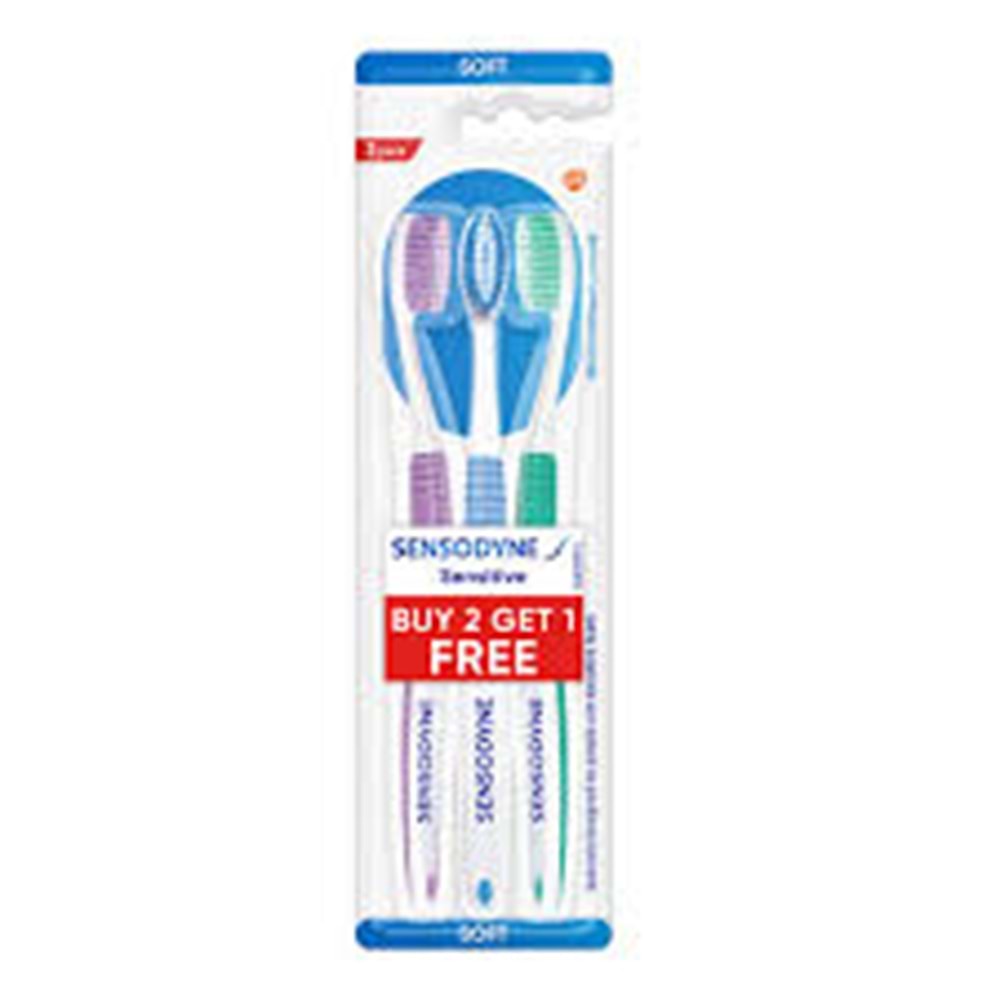 SENSODYNE DİŞ FIRÇASI SENSİTİVE 3 LÜ