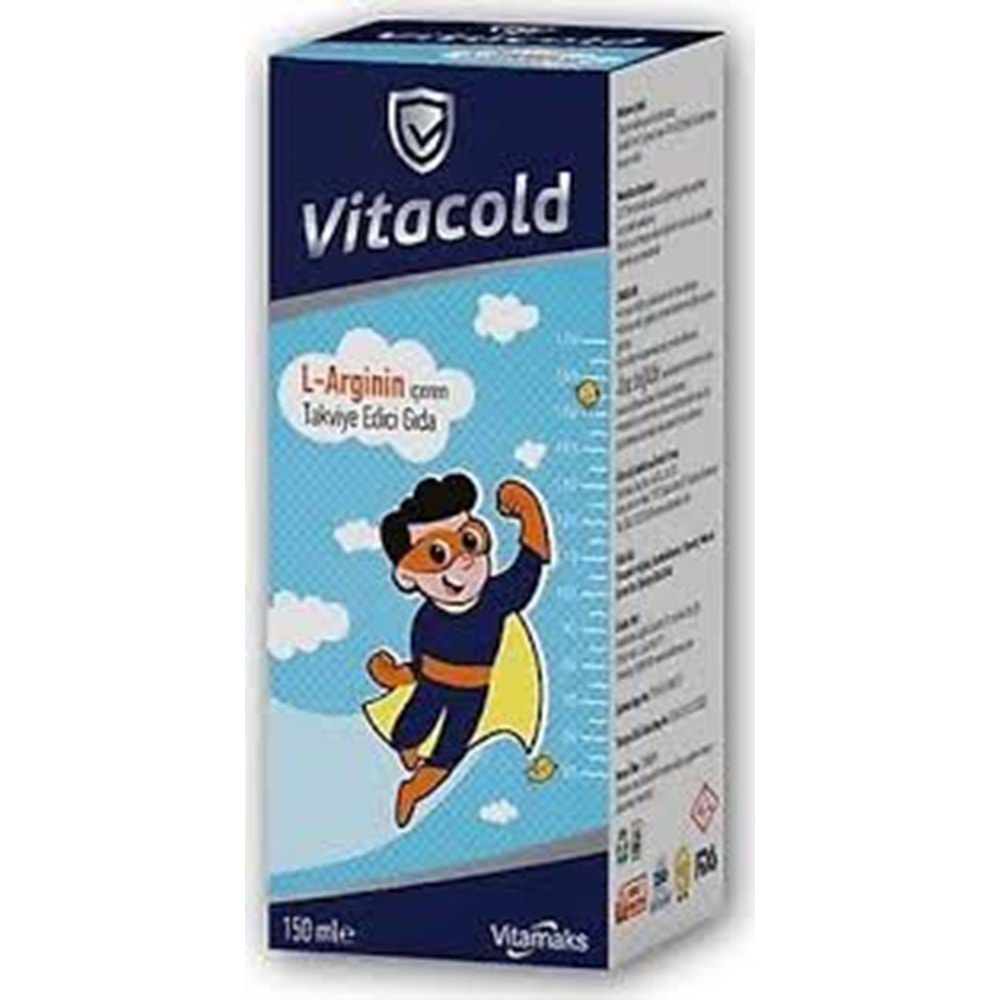 VİTACOLD L-ARJİNİN İÇEREN ŞURUP 150 ML (VİTAMAKS)