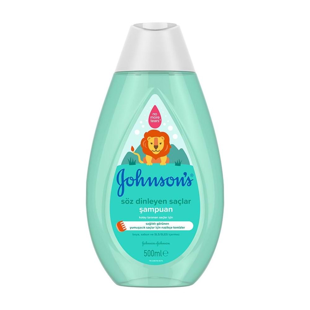 JOHNSON'S SÖZ DİNLEYEN SAÇLAR ŞAMPUANI 500 ML
