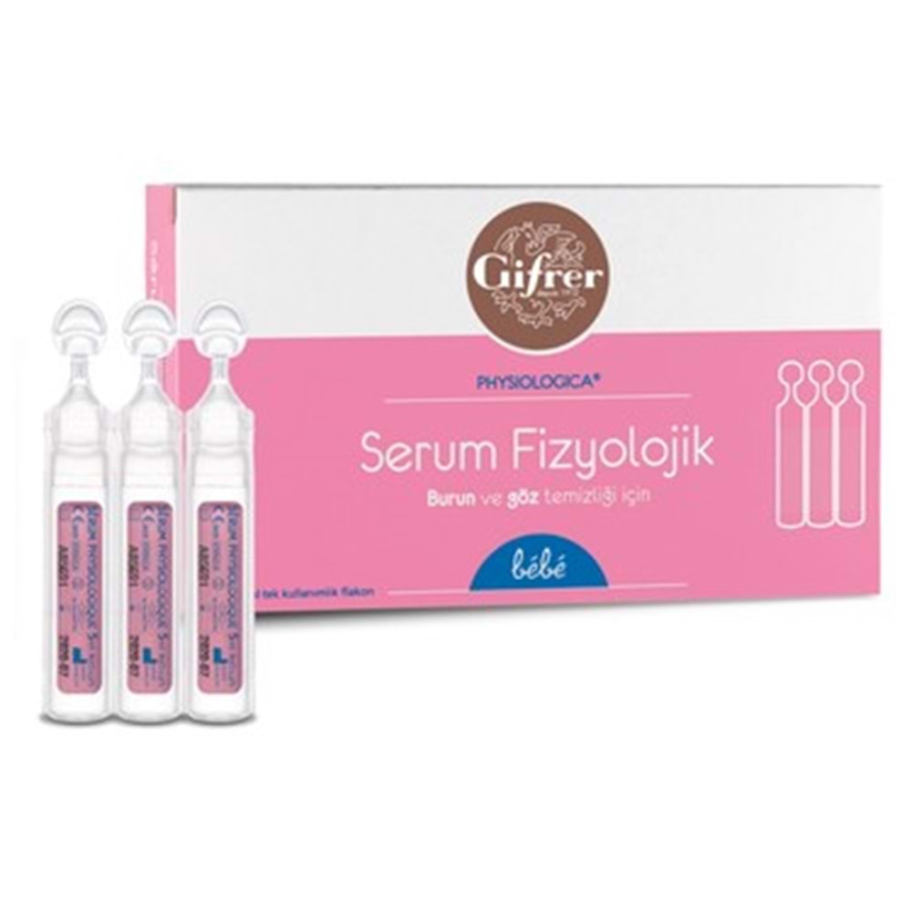 NURSE HARVEYS GİFRER SERUM FİZYOLOJİK FLAKON 5 MLX10 ADET