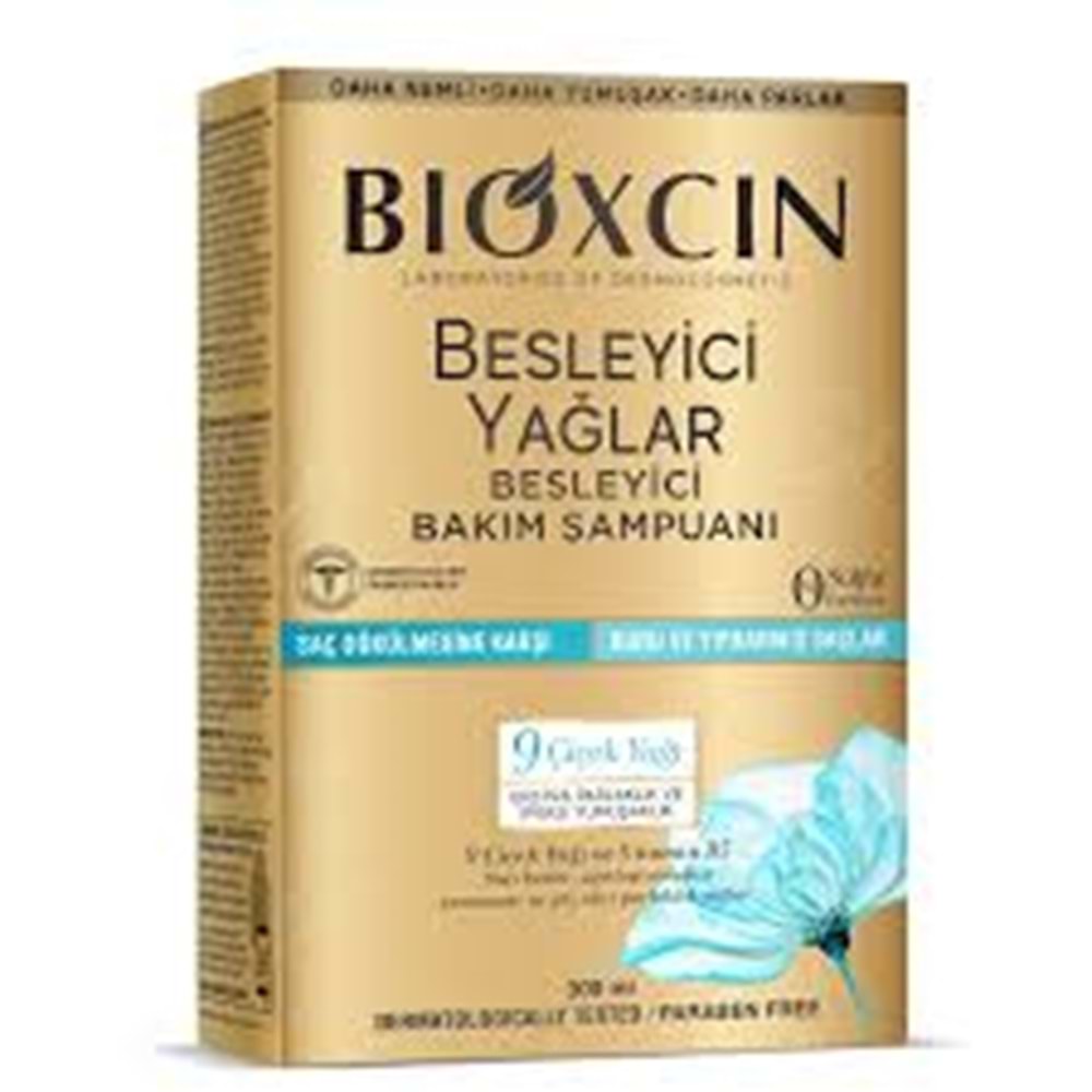 BİOXCIN BESLEYİCİ YAĞLAR SAÇ BAKIM ŞAMPUANI 300 ML