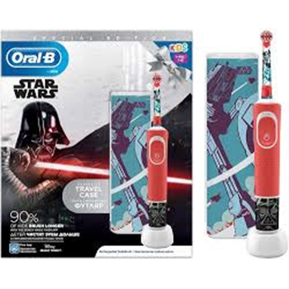 ORAL-B ŞARJLI DİŞ FIRÇASI VİTALTY D100 STAR WARS +SEYAHAT KABI