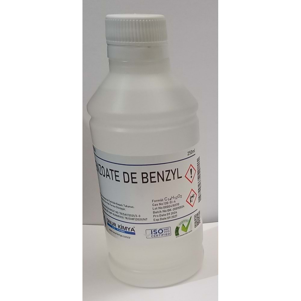 BENZOATE DE BENZYL 250 GR(BENZİL BENZUAT)4779