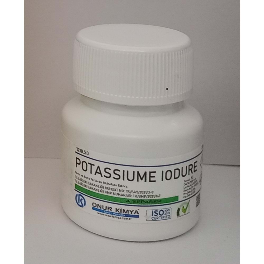 IODURE DE POTASSIUM 50 GR (POTASYUM İYODUR)