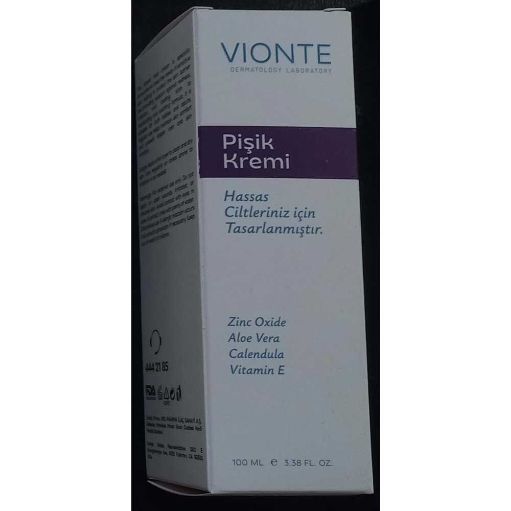 VİONTE PİŞİK KREMİ 100 ML