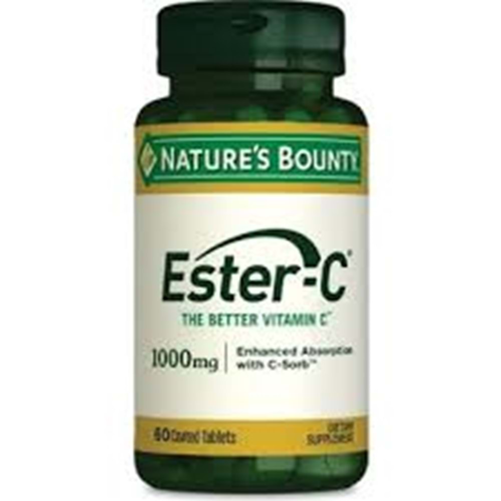 NATURES BOUNTY ESTER-C 1000 MG 60 TABLET