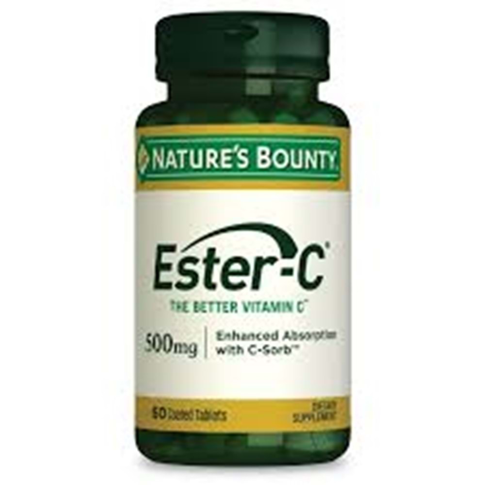 NATURES BOUNTY ESTER-C 500 MG 60 TABLET