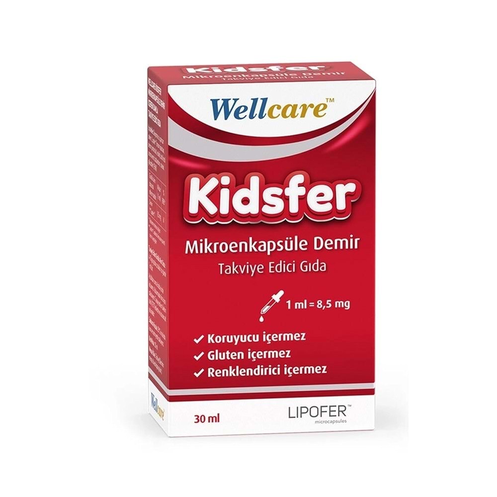 WELLCARE KİDSFER MİCR.İRON 30 ML