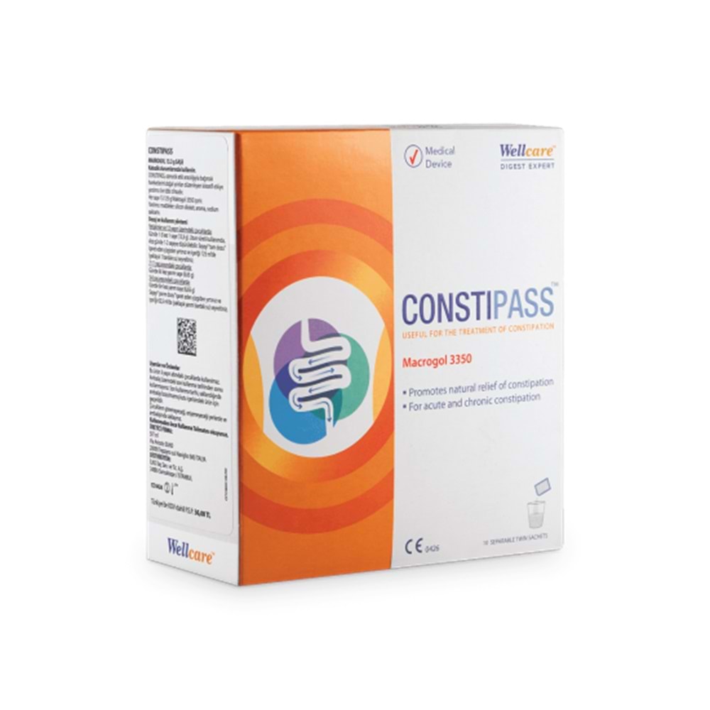 WELLCARE CONSTİPASS MACROGOL 3350 10 ŞASE
