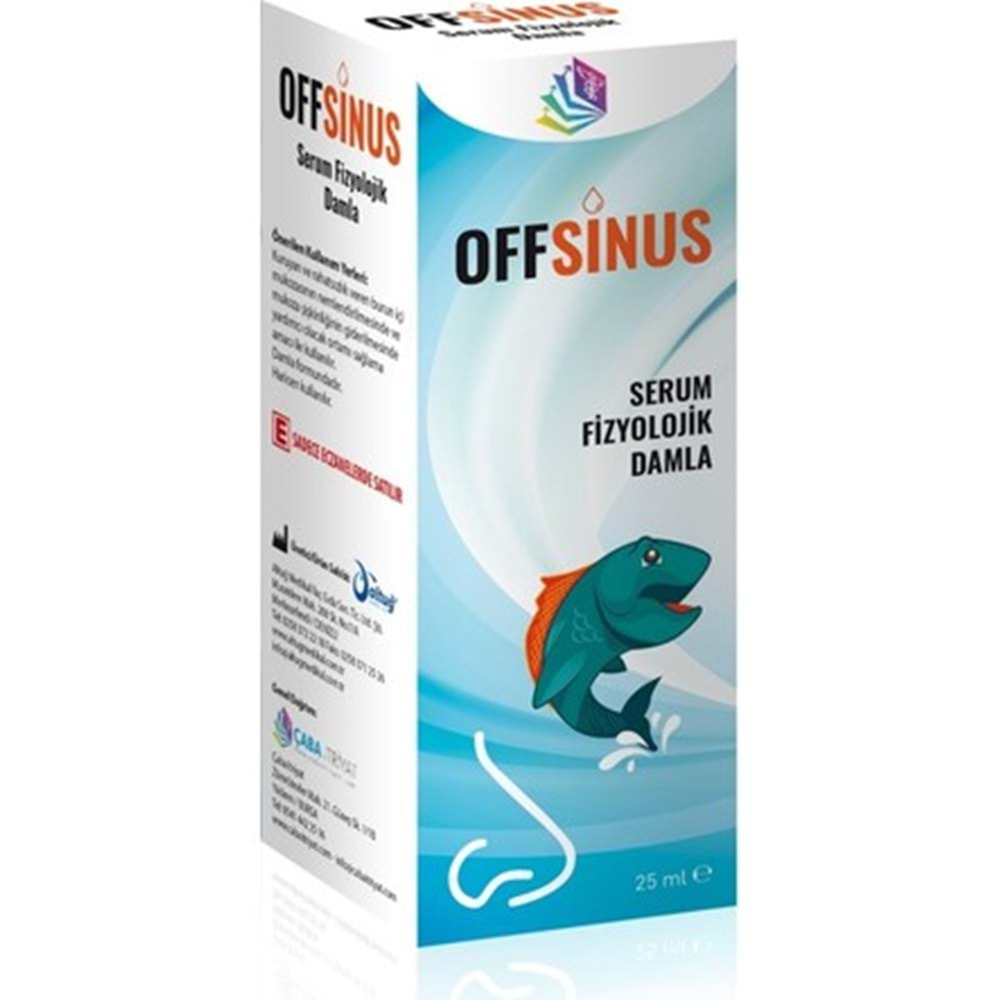 OFFSİNUS SERUM FİZYOLOJİK BURUN DAMLA 25 ML