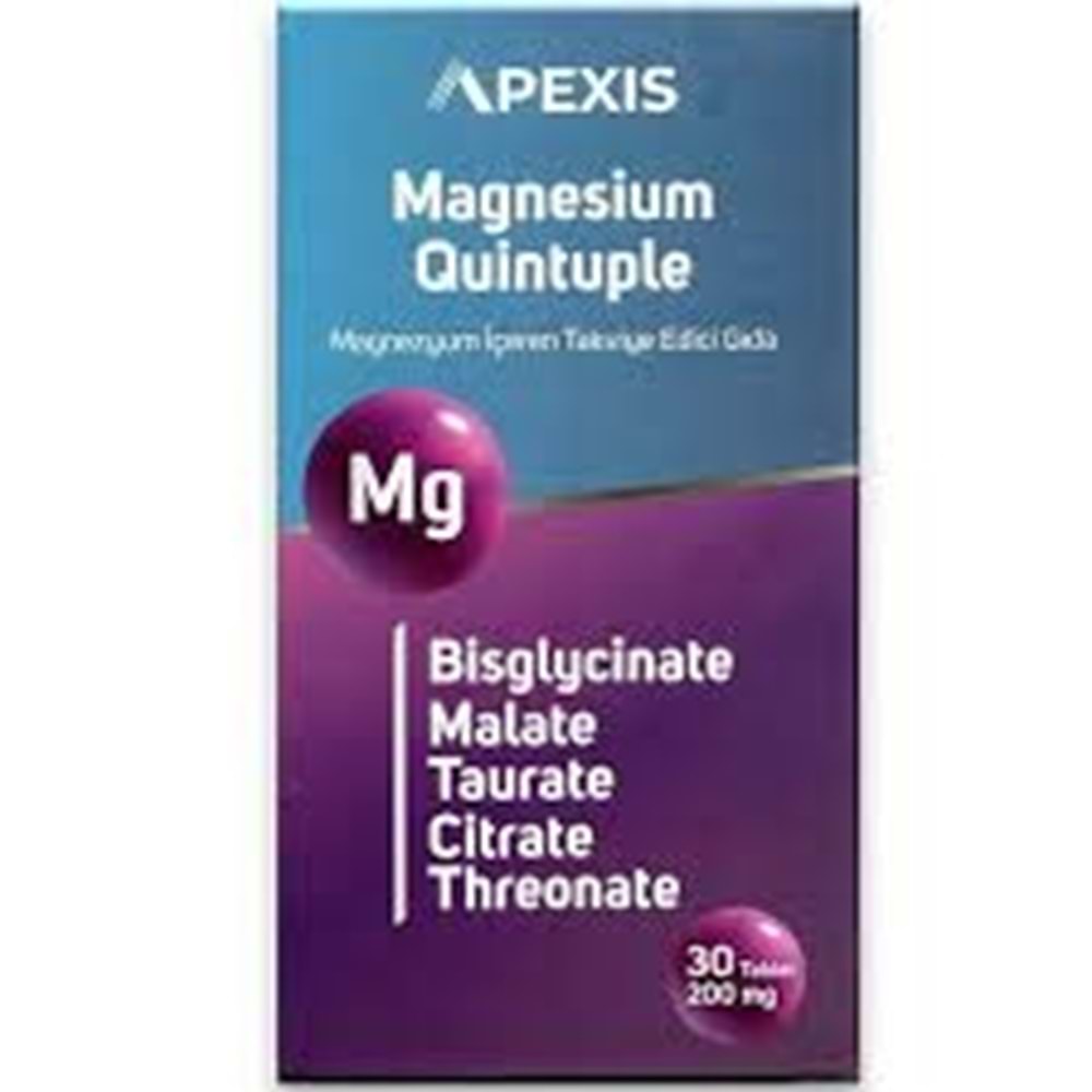 APEXİS MAGNESYUM 30 KAPSÜL