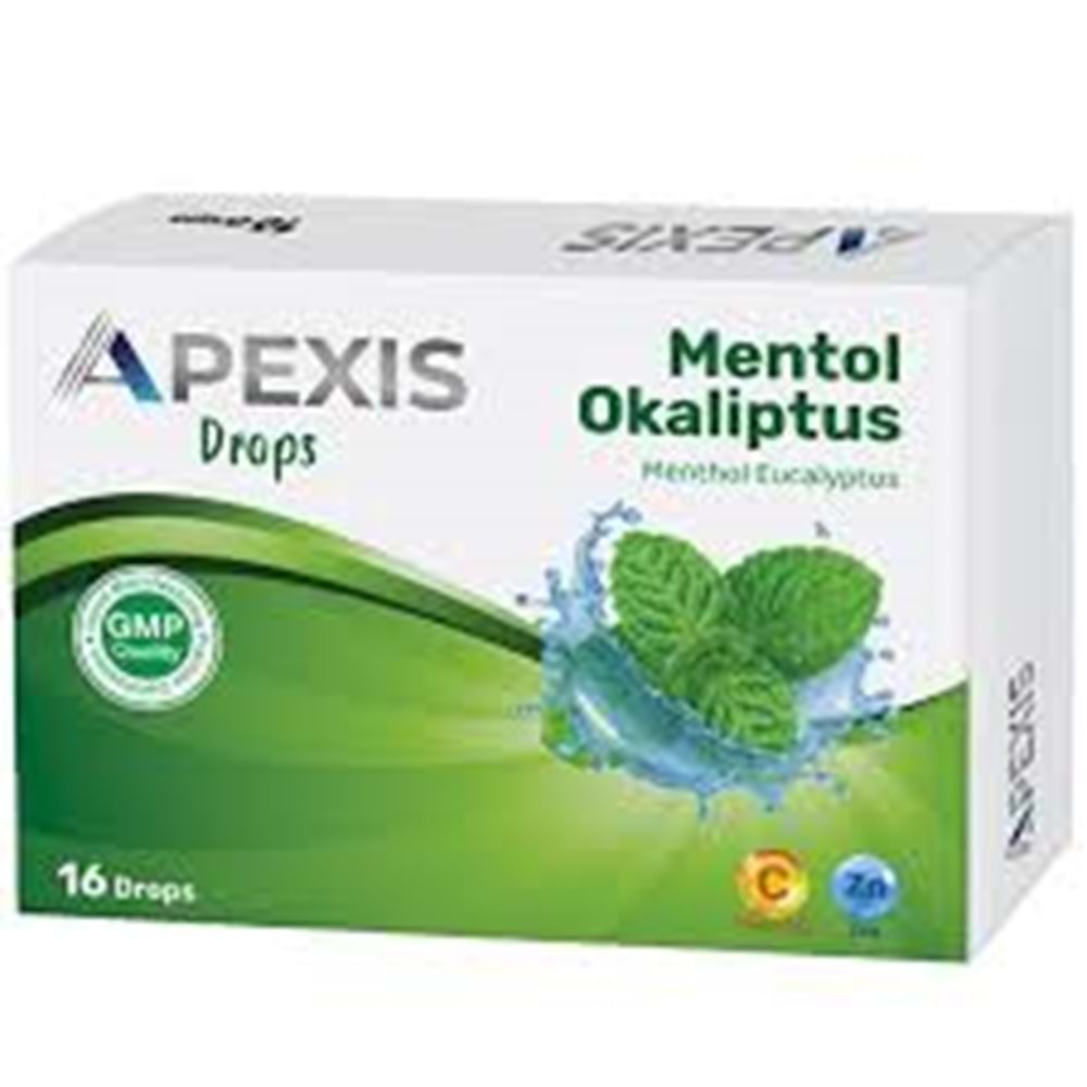 APEXİS MENTOL PASTİL 16 DROPS