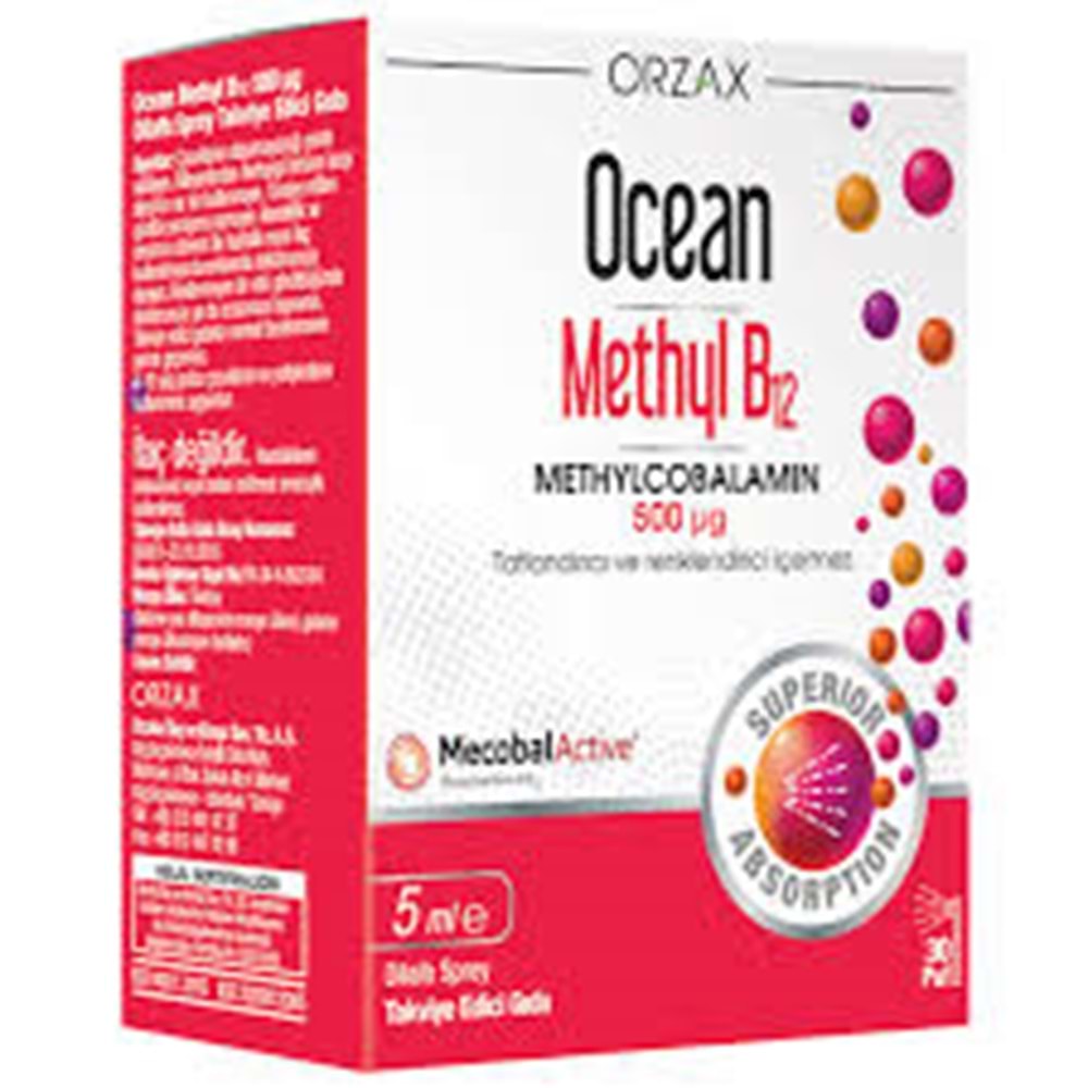 OCEAN METHYL B12 500 MG 5 ML SPREY