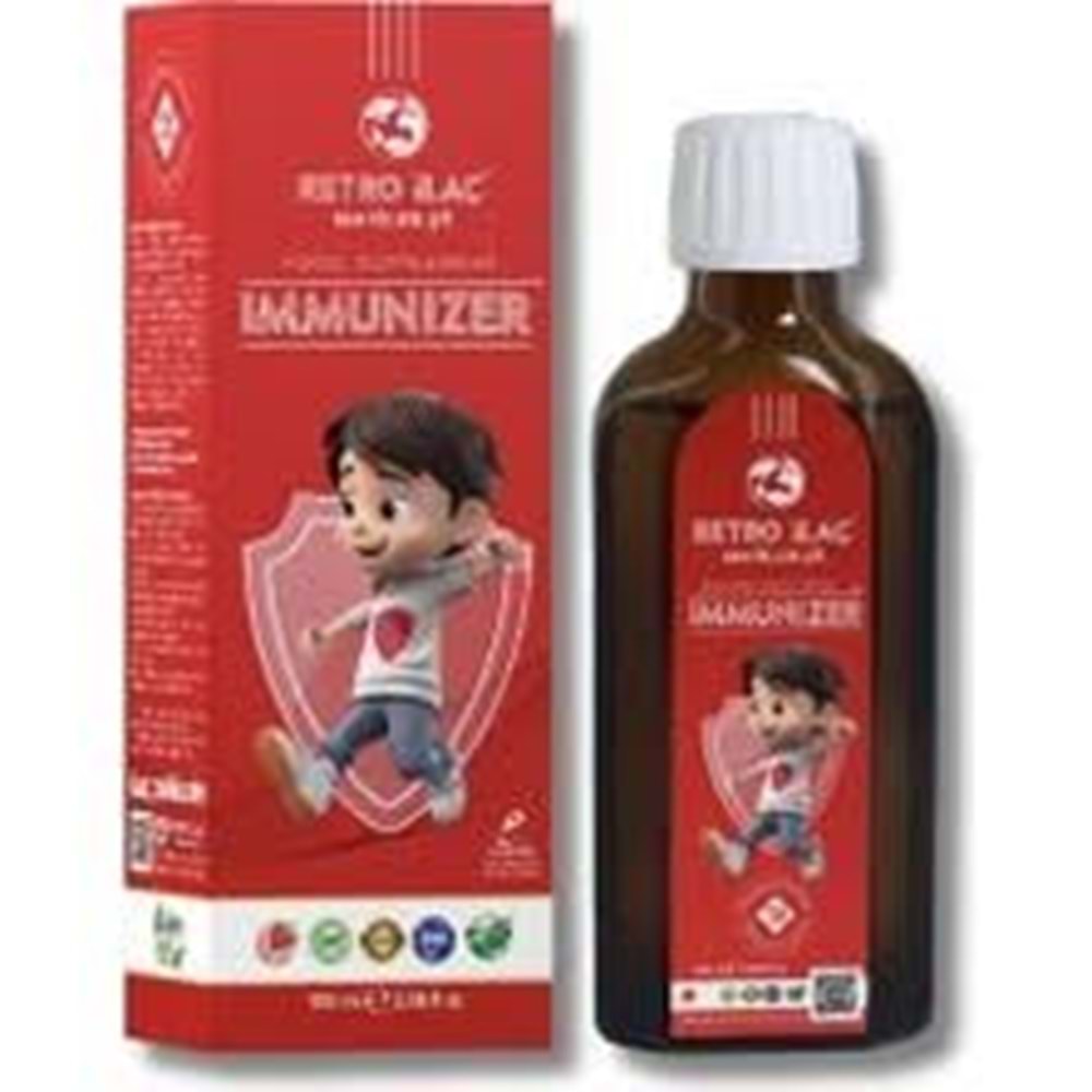 RETRO İLAÇ İMMUNİZER BAĞIŞIKLIK GÜÇLENDİRİCİ 100 ML ŞURUP
