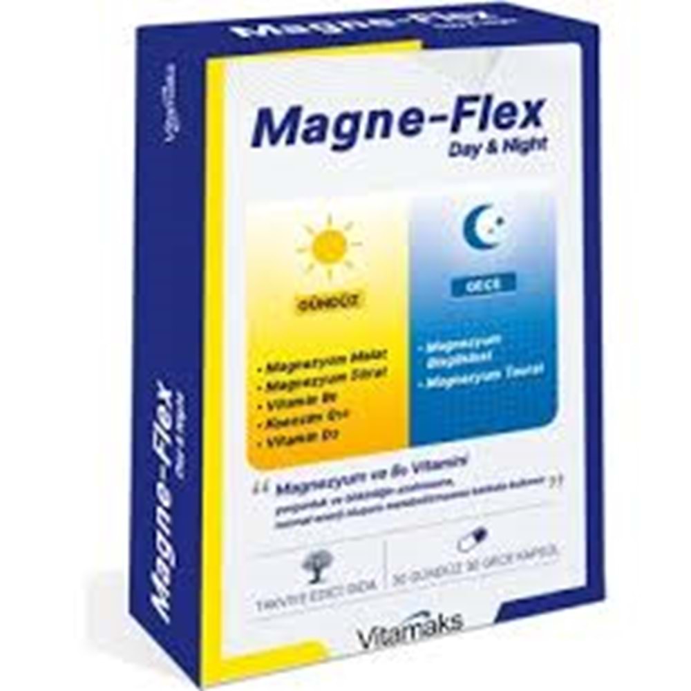 MAGNE FLEX MAGNEZYUM GÜNDÜZ GECE 60 KAPSÜL