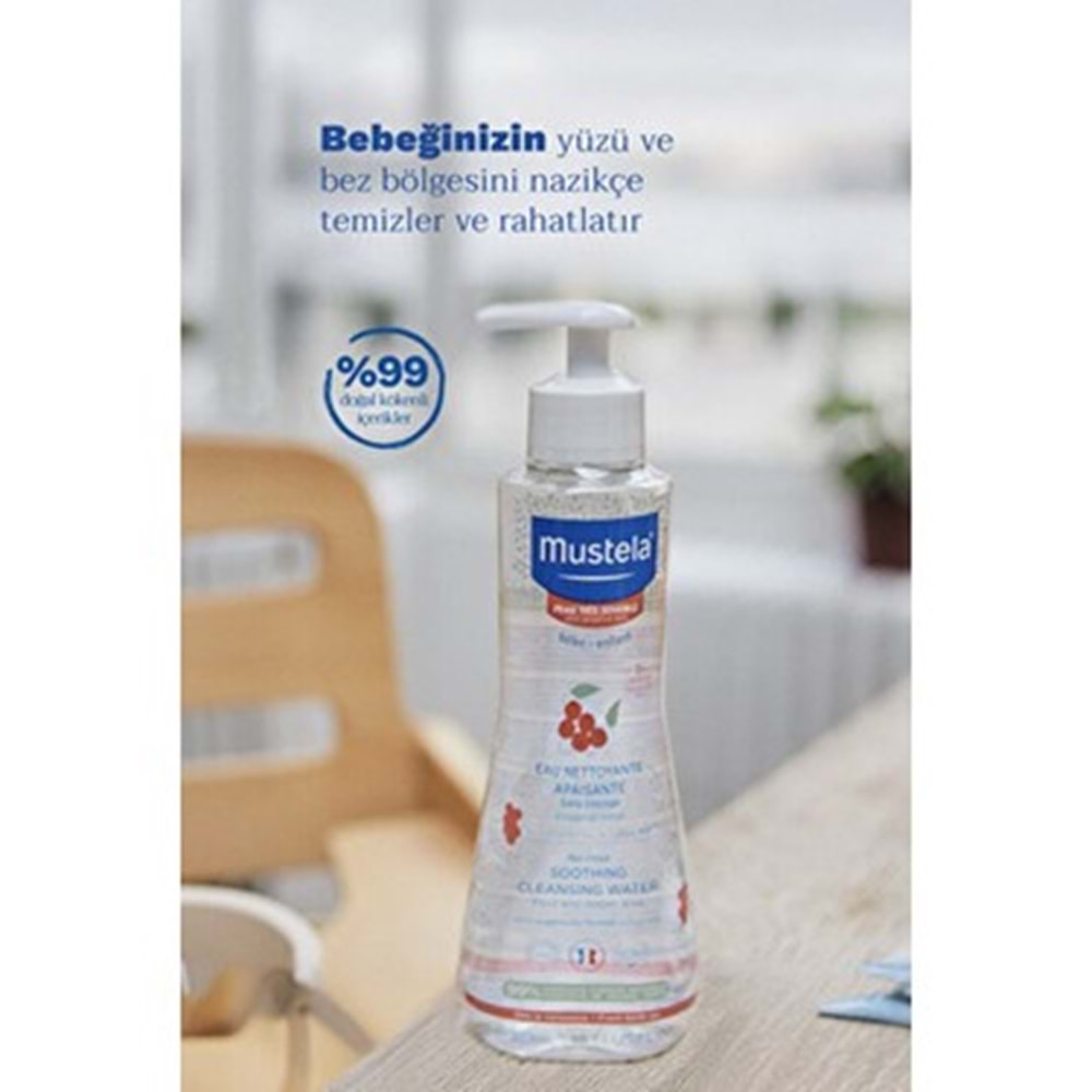 MUSTELA ÇOK HASSAS CİLT DURULAMA GEREKTİRMEYEN TEMİZLEYİCİ 300 ML (SOOTHİNG CLEASİNG WATER)