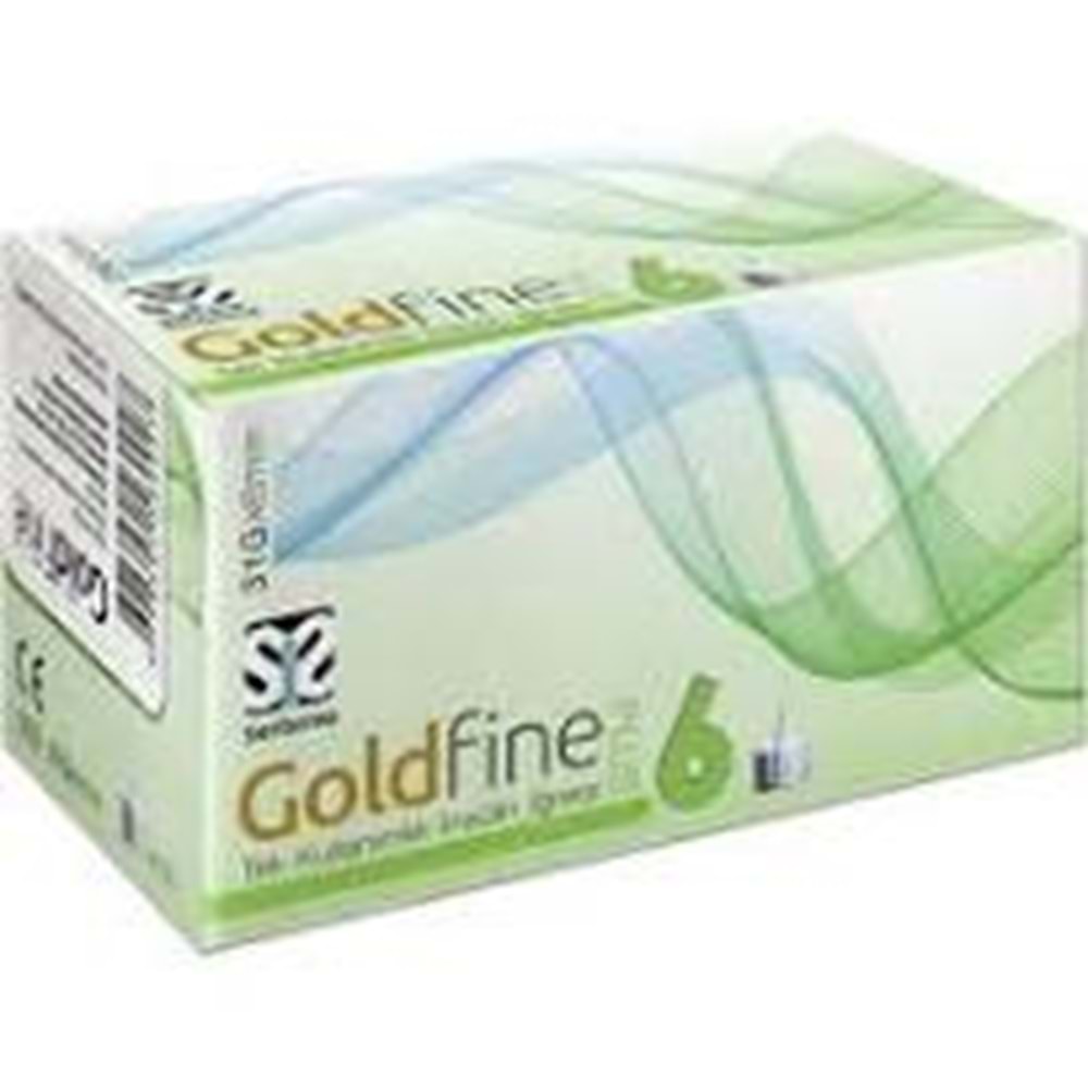 İĞNE UCU İNSÜLİN GOLD FİNE NO:6