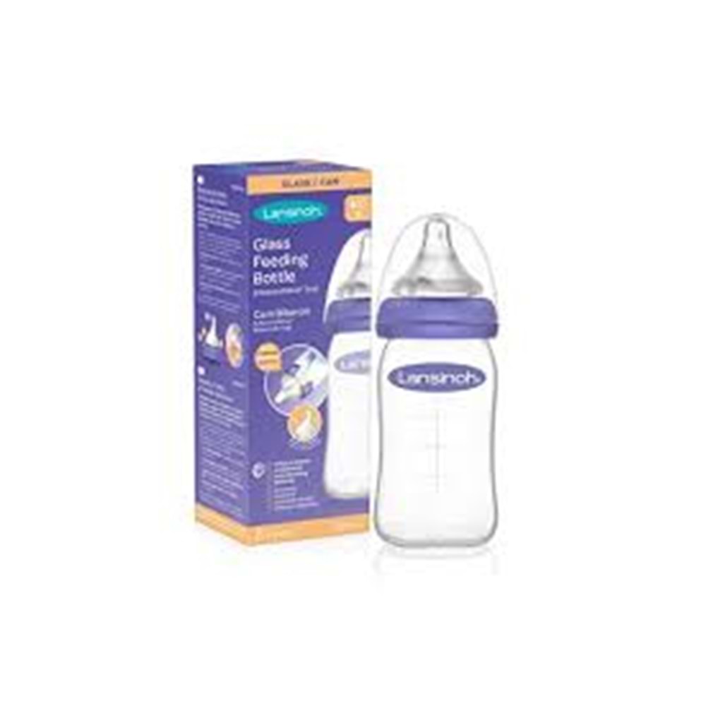 LANSİNOH CAM BİBERON 160 ML S