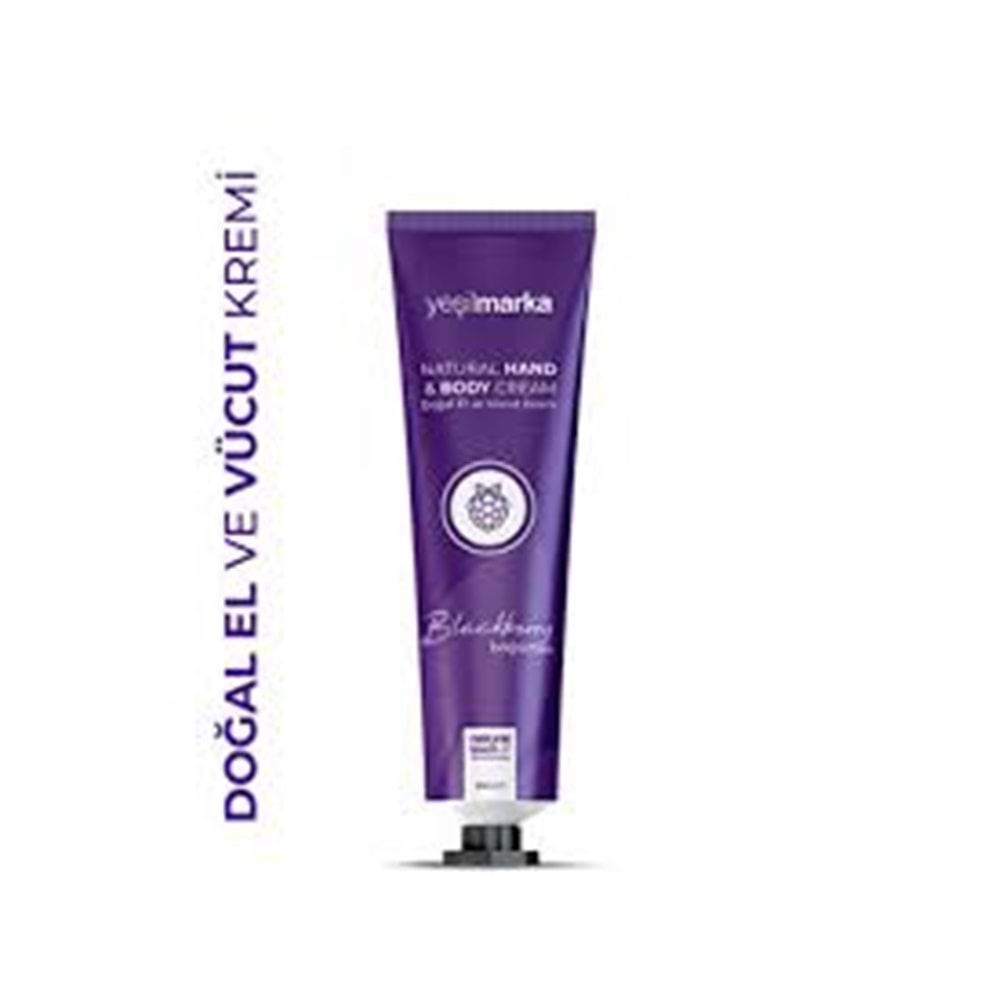 Yeşilmarka Doğal El ve Vücut Kremi BÖĞÜRTLEN 30 ML