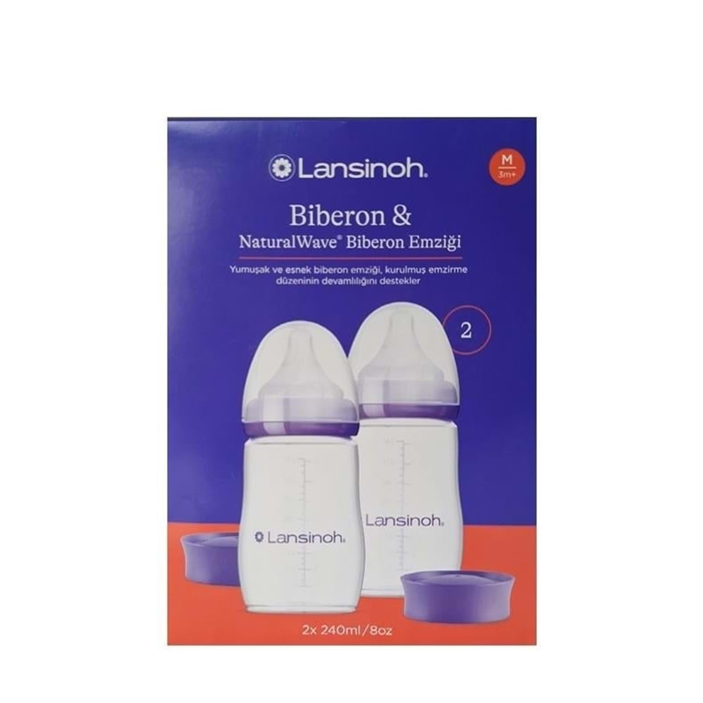 LANSİNOH NATURAL WAWE BİBERİN SETİ 240 ML 2 Lİ(4312)