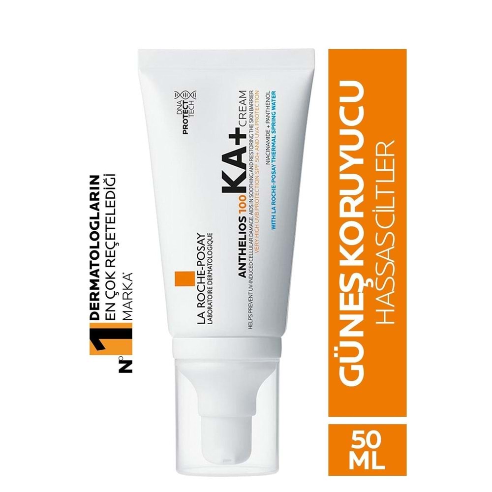 LA ROCHE POSAY ANTHELIOS CREAM KA+100 GÜNEŞ KREMİ 50 ML ( HASSAS CİLTLER İÇİN)0786