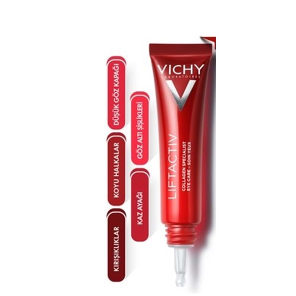 VICHY LİFTACTIV COLLAGEN SERUM GÖZ BAKIM KREMİ 15 ML(3048)