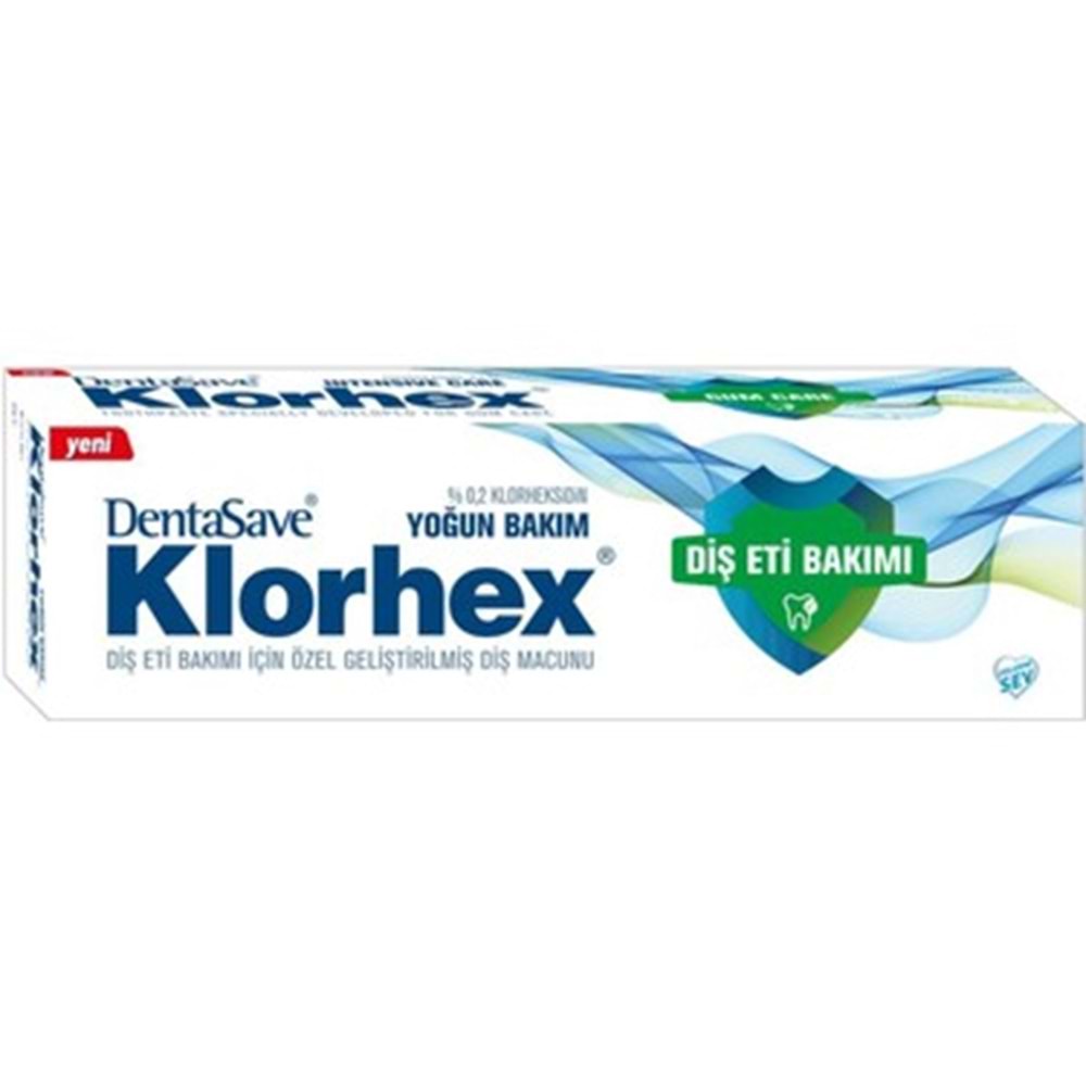 DİŞ MACUNU DENTASAVE KLORHEX YOĞUN BAKIM 75 ML(0206)