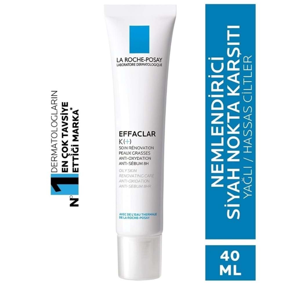 LA ROCHE POSAY EFFACLAR K+SİYHA NOKTA KARŞITI SEBİUM DENG.BAKIM KREMİ 40 ML (3491)