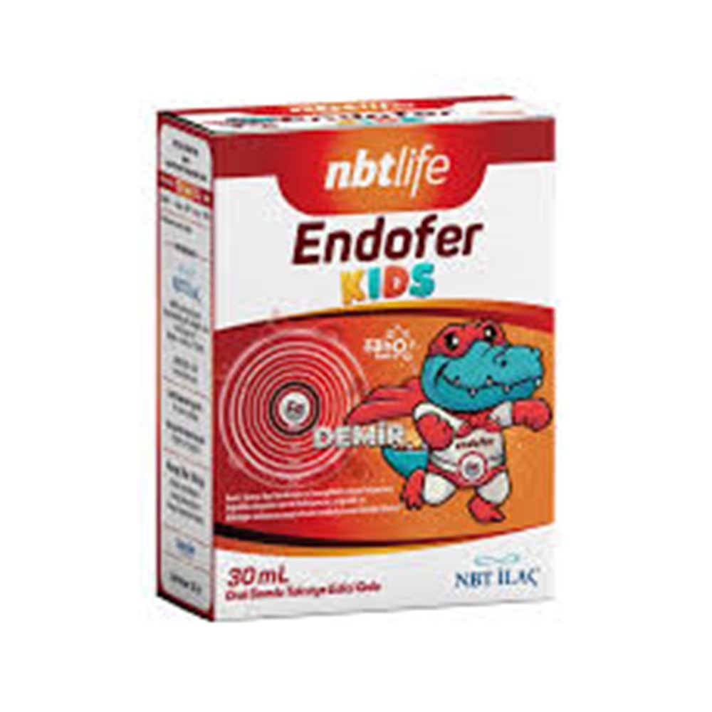 NBT LİFE ENDOFER KİDS DEMİR DAMLA 30 ML(0975)