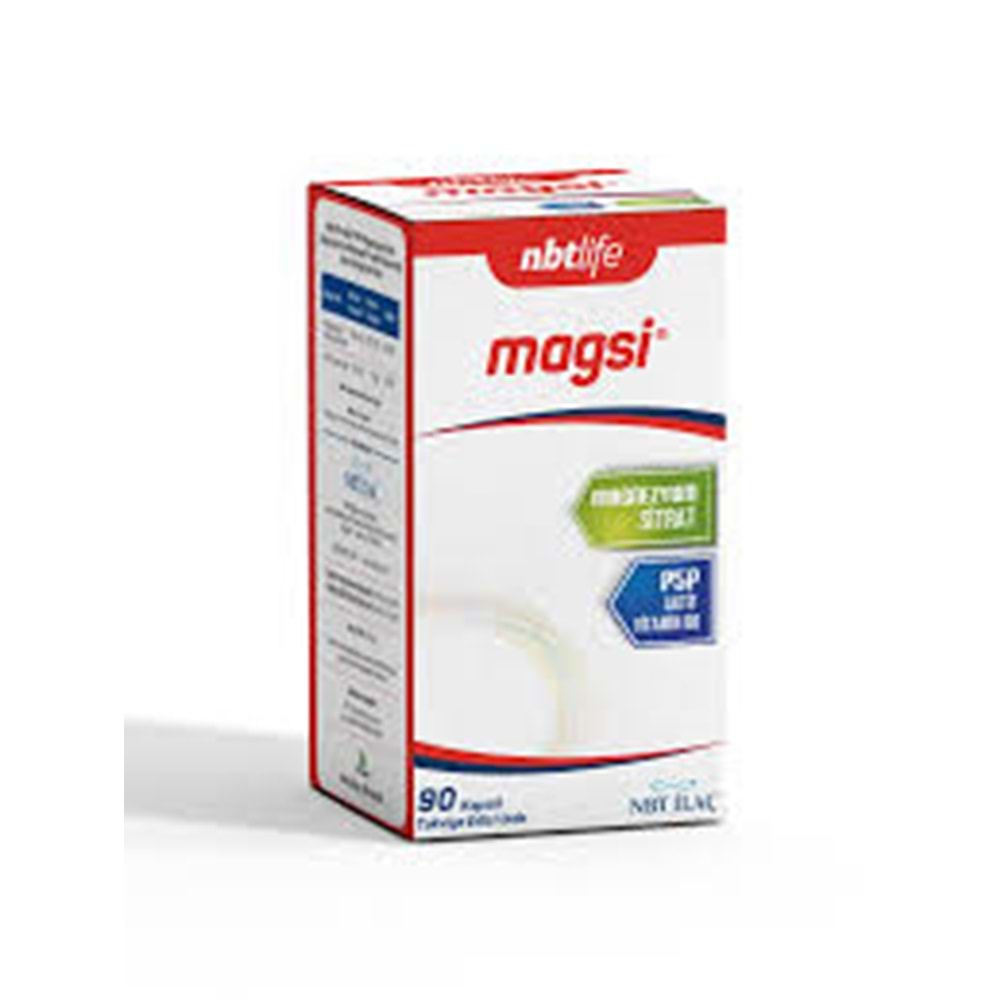 NBT LİFE MAGSİ P5P VİTAMİN B6 90 TABLET(0081)