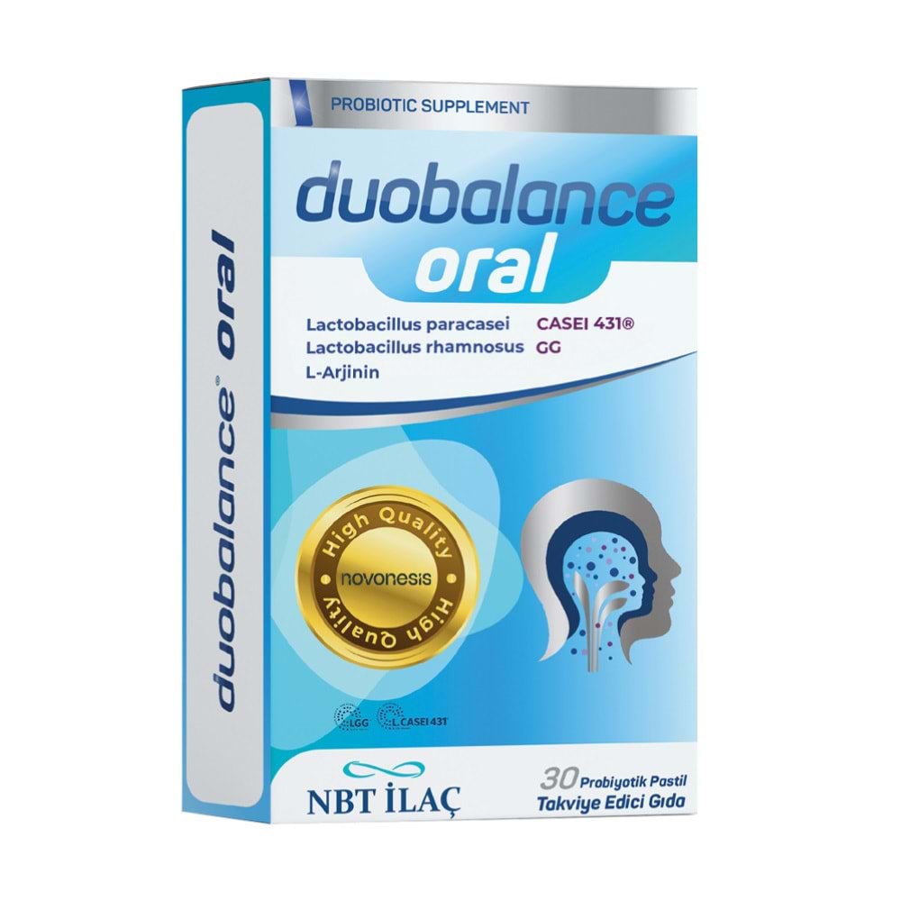 NBT LİFE DUOBALANCE ORAL 30 PROBİYOTİK PASTİL 1156