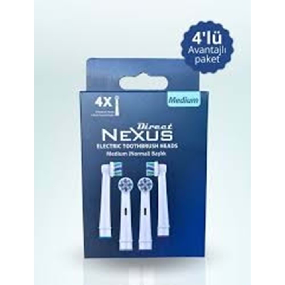 NEXUS DİŞ FIRÇASI YEDEK BAŞLIK 4 LÜ 1825