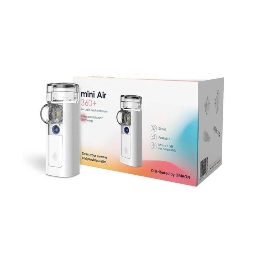 OMRON MİNİ AİR 360+ TAŞINABİLİR NEBULİZATÖR MESH 4135
