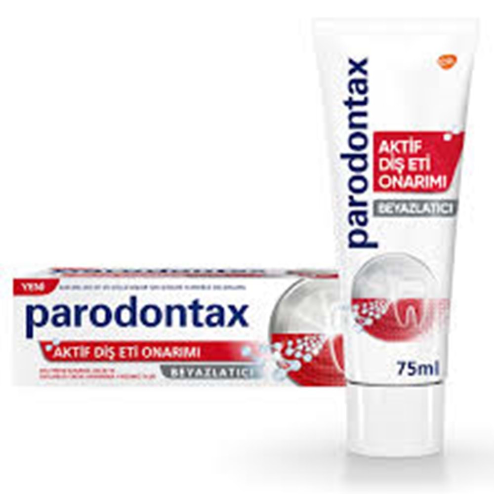 PARODONTAX AKTİF DİŞ ETİ ONARIMI BEYAZLATICI DİŞ MACUNU 75 ML