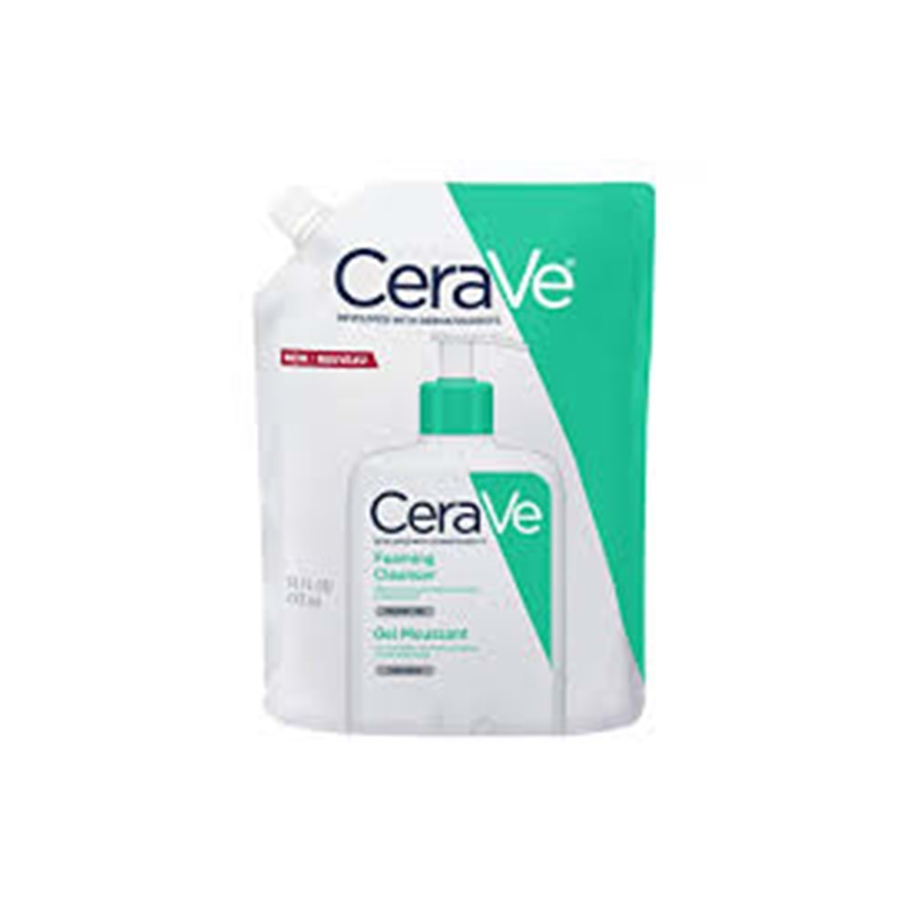 CERAVE FOAMİNG CLEANSER REFİL DÖKME POŞET NORMAL VE YAĞLIYA DÖNÜK CİLTLER İÇİN KÖPÜREN TEMİZLEYİCİ 473 ML 5596