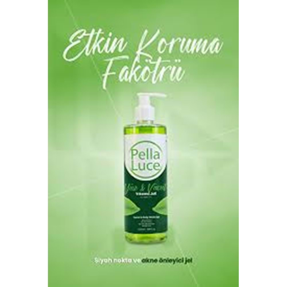 PELLA LUCE FACİAL WASH GEL 400 ML ( YÜZ TEMİZLEME JELİ ) 2294