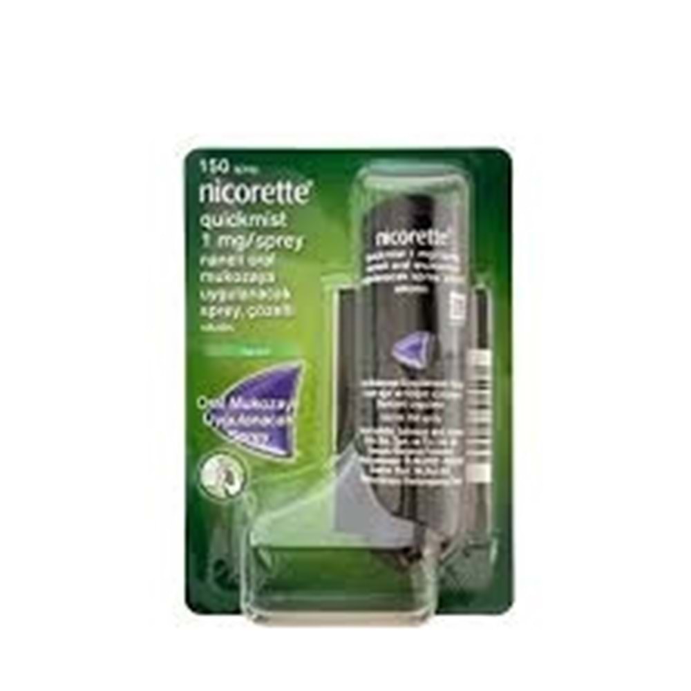 NİCORETTE 1 MG NANELİ AĞIZ SPREYİ