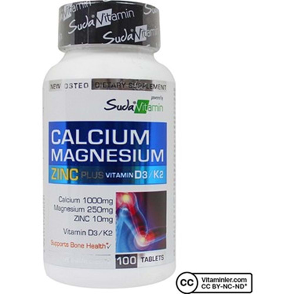 SUDA VITAMIN-CALCIUM MAG. ZINC PLUS 100 Tablet