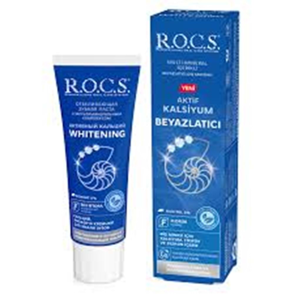 DİŞ MACUNU ROCS ACTIVE CALCIUM WHİTENİNG 94 GR 6151