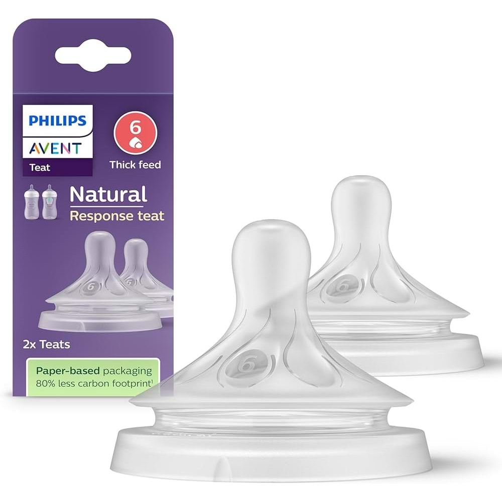 AVENT DOĞAL TEPKİLİ 2Lİ BİBERON EMZİĞİ NO:6 6+AY 2072