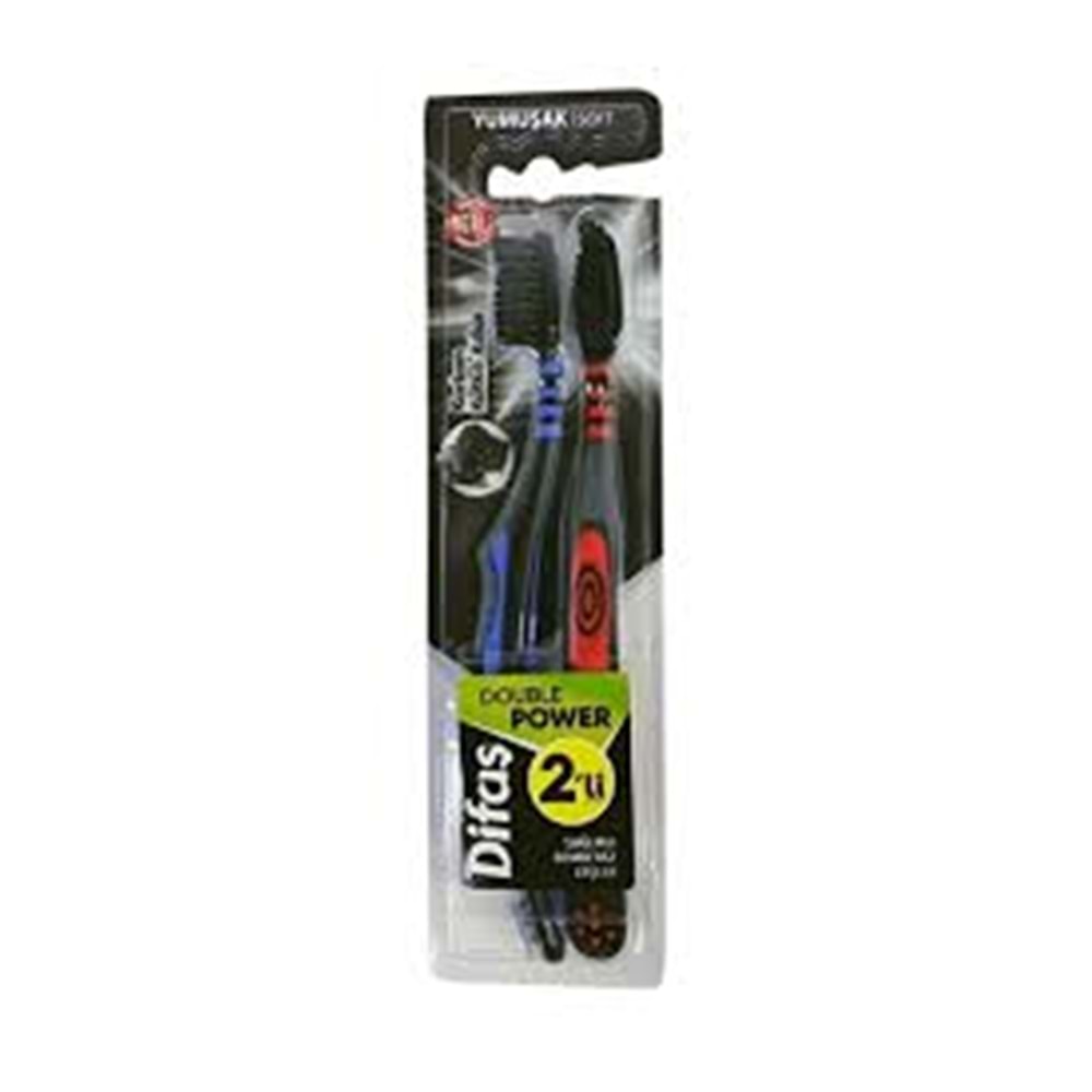 DİFAŞ DOUBLE POWER DİŞ FIRÇASI İKİLİ YUMUŞAK 0052