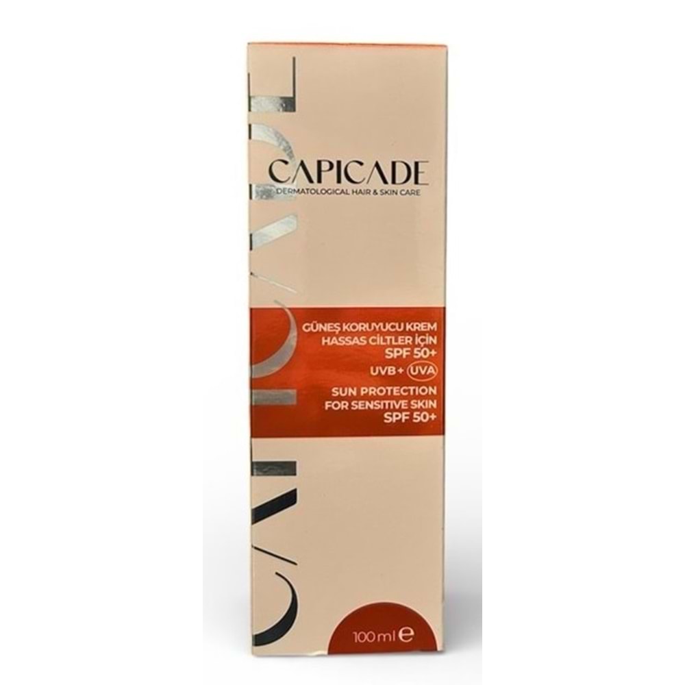 CAPiCADE GÜNEŞ KORUYUCU KREM 50+HASSAS CİLTLER 100 ML 2204