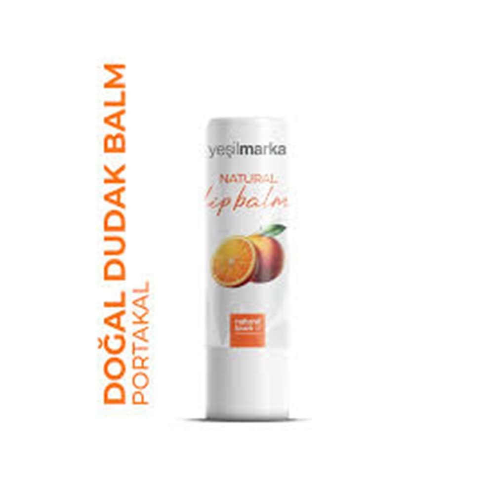 Yeşilmarka Doğal Dudak Balm portakal