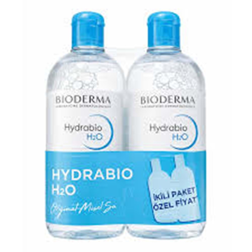 BİODERMA HYDRABİO H2O 500 ML 2 Lİ PAKET ( MAKYAJ TEMİZLEME SUYU )