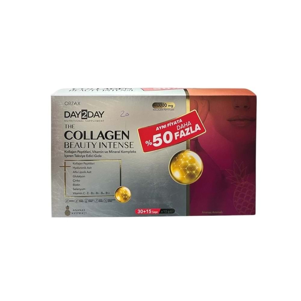 OCEAN DAY 2 DAY THE COLLAGEN ( KOLAJEN ) BEAUTYİNTENSE 45 SAŞE ( ANANAS )%50 Daha Fazla 5114
